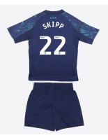 Otroške Nogometnih dresov Leicester City Oliver Skipp #22 Gostujoči 2025-26 Kratki rokavi (+ hlače)